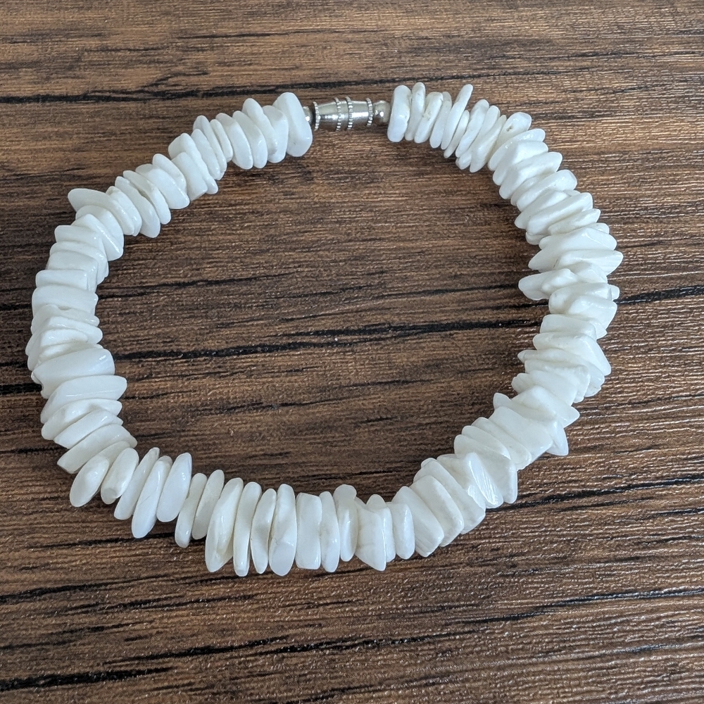 White Puka Shell Bracelet